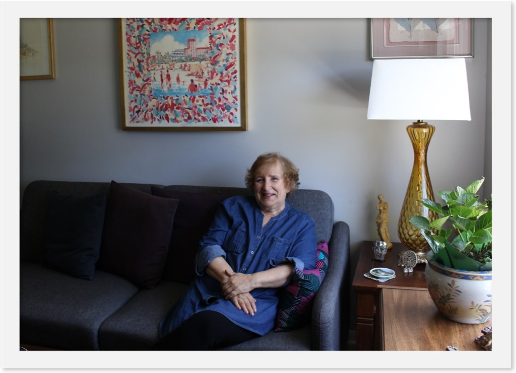 Vicenta Greene in her home. Photo credit: Vanessa Garnica 